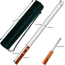 23.6 Inch Skewers for Kabobs 0.62 Inch Wide Kebab Skewer 8 Pack Reusable Metal Skewers for Grilling Long Kebab Stick Large Size Heavy Duty Kabob Sticks BBQ Skewer Set Stainless Steel. by GreenHaven Gardens