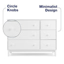 GAP babyGap Legacy 6 Drawer Dresser with Interlocking Drawers - Greenguard Gold Certified, Bianca White by TinyTreasures Baby Boutique