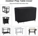 Kingling Outdoor Prep Table Cover, Waterproof Stainless Steel Table Covers Metal Table Cover Protection for Patio Kitchen Prep Work Tables - 36''L x 24''W x 35''H by CozyNest Decor
