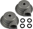 Metal Lawn Sprinkler, 2 Pack Small Area Garden Sprinklers, 360 Degree Lawn and Yard Sprinklers Sprinkler for Yard Lawn Watering by GreenHaven Gardens
