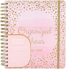 Votum August 2025 to January 2027 Large Back to School Academic Planner- Daily, Weekly & Monthly Organizer with Pens, Stickers, Sticky Notes, and a Sturdy Cover - Organized Chaos Pink by TinyTreasures Baby Boutique