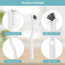 8 Pcs Dish Brush Bottle Bathroom Scrub Brushes Kitchen Cleaning Brush Right Angle Kitchen Brush Sink Household Pot Pan Edge Corners Tile Lines Brush with Stiff Bristles by CozyNest Decor