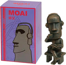 Moai Statue Decor - 6 Inch Easter Island Oranment Resin Stone Decoration for Room Accessories Antique Sculpture for Office Desktop (Read a Book) by CozyNest Decor