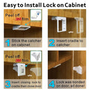 Cabinet Locks for Babies（48Locks+10Keys) Magnetic Child Locks for Cabinets Baby Proofing Cabinets-HelloPony by TinyTreasures Baby Boutique