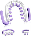 Anti Cellulite Massager Roller w/Detachable Roller Handles for Whole Body, Leg, Lumbar, Shoulder, Back, Arm Massage Stretch Roller Swelling Release Stress Relief Yoga Goods Dieting Equipment by CozyNest Decor