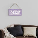 Purple Decor Spiritual Meditation Room Decor Inspirational Spa Decoration Positive Affirmations Wall Wood Plaque Sign Hanging Door Sign Home Office Yoga Room Decoration by CozyNest Decor