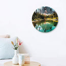 Generic Custom Wall Clock Personalized Picture Hanging Time Clocks Silent Non Ticking Round Decoration for Kitchen Family Friends Gifts by TinyTreasures Baby Boutique