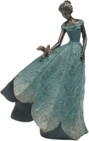 Guichifun Fairy Statue Collection Home Decoration - Leaf Angel Girls Resin Gardening Gifts for Women Statues for Garden Fairy Indoor or Outdoor Yard Figurines 5.5 x 3.25 x 8 Inch by CozyNest Decor