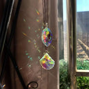 H&D HYALINE & DORA 10pcs Coloful Crystal Chandelier Lamp Lighting Drops Pendants Prisms Hanging Glass Prisms Parts Suncatcher Home Car Decor by GreenHaven Gardens