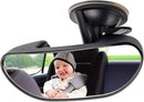 GES Rear View Mirror - 360 Degree Adjustable, Strengthen Suction Cup for Car - 5.9 x 2.2Inch - Black by TinyTreasures Baby Boutique