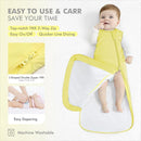 HAPIU Unisex Rayon Made from Bamboo Baby Sleep Sack TOG 1.0, 2-Way Zipper YKK, Wearable Blanket Baby by TinyTreasures Baby Boutique