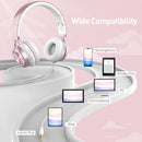 AILIHEN Kids Headphones, Headphones for School Girls Wired On-Ear Headsets with Microphone for Chromebook Laptop Computer, Foldable Adjustable Teen, Tangle-Free, 3.5mm Jack (Rose Gold) by TinyTreasures Baby Boutique
