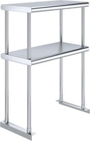 AmGood Double OverShelf Stainless Steel NSF - Many (24" Long x 12" Deep) by CozyNest Decor