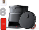 Yeedi M12 PRO+ Robot Vacuum and Mop, 11000Pa Strong Suction, ZeroTangle Technology, TruEdge Deep Mopping, Auto Mop Washing/Drying, Auto-Lift Mopping, Mini Omni Station, Black by CozyNest Decor