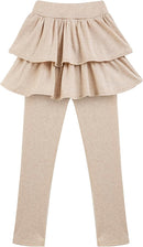 Girls School Uniform Pants Leggings with Skirts Stretch Warm Jegging 4-12 Years by TinyTreasures Baby Boutique