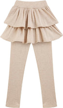 Girls School Uniform Pants Leggings with Skirts Stretch Warm Jegging 4-12 Years by TinyTreasures Baby Boutique