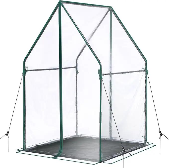 Mini Greenhouse for Indoor Outdoor: Ohuhu Portable Green House with Waterproof Pad for Small Plants Nursery Germination, 36"x36"x58.5" Heavy-Duty PVC Cover Tent Humidity Dome Seedling Accessory, photo 8 of 8