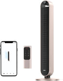 Dreo Smart Tower Fan Voice Control, 120° Oscillating Fan Works with Alexa/Google/App/Remote, 42 Inch, 25dB Quiet DC Bladeless Fan for Bedroom,12 Speeds, Floor Fan for Home, Office, Pilot Max S