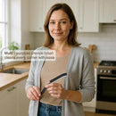 [7-Pack] Hard Bristle Crevice Cleaning Brush - Grout & Gap Crevice Brush for Window Tracks, Bathroom Corners, Kitchen Sink -Ergonomic Curved Handle Protects Hands, Cleaning Products Essential by CozyNest Decor