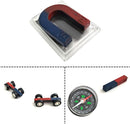 EUDAX Labs Junior Science Magnet Set for Education Science Experiment Tools Icluding Bar/Ring/Horseshoe/Compass Magnets by TinyTreasures Baby Boutique