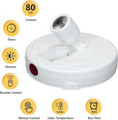 Cordless Spotlight Battery Powered, LED Accent Lighting with Remote and Timer, Display Puck Lights, Stick Uplight for Tree Portrait Gallery Picture Dartboard Painting Art Photo Plant by CozyNest Decor