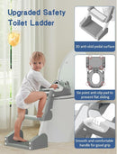 Potty Training Seat, Toddler Potty Training Toilet, Upgrade 2 In 1 Toddler Toilet Seat with Steps Stool Splash Guard and Anti-Slip Pad Soft Cushion, Potty Seats for Toddlers Baby Kids by TinyTreasures Baby Boutique