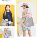 KL928 Girls Bowknot Polka Dot Cute Mini Backpack Small Daypacks Convertible Shoulder Bag Purse for Women by TinyTreasures Baby Boutique