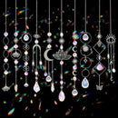 Sun Catchers, 10 Pcs Crystal Suncatcher Prism Hanging Kit with Chain Rainbow Maker Crystals Balls Pendants Ornaments for Indoor Window Outdoor Garden Backyard Patio Car Mirror Christmas Tree Decor by GreenHaven Gardens