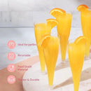 Prestee 100 Pack Clear Plastic Champagne Flutes - 4.5 oz Durable Disposable Champagne Glasses for Parties, Weddings, Toasting and Large Celebrations - Elegant Wine Glasses Stemware for Easy Cleanup by CozyNest Decor