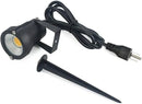 Pack of 2, Outdoor LED Landscape Lights Waterproof Spotlight with Spike Stand and Plug for Driveway, Outdoor Lawn Lighting, Flood Garden, Yard (9W Warm White) by GreenHaven Gardens