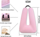Travel Pillow Car Pillow Kid Car Sleeping The Sleeping Aid for Adults and Kids on Road Trips Sponge Kids Travel Pillow Provides Body and Head Support Pink by TinyTreasures Baby Boutique