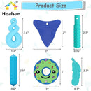 Chew Necklaces for Sensory Kids, 6 PCS Sensory Chew Necklaces for Boys Girls with ADHD, SPD, Autism, Chewing Needs, Silicone Chewy Necklaces Chew Toys for Adults Used for Reliving Anxiety and Stress by TinyTreasures Baby Boutique