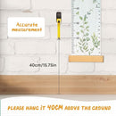 Personalized Name Growth Chart for Wall, Eucalyptus Leaves Canvas Height Chart for Kids Baby Child Toddler Boys Girls, Canvas&Wood Growth Chart for Wall Room Nursery Decor,Easy Care by TinyTreasures Baby Boutique