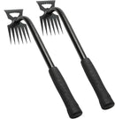 Gardening Hand Weeder Tools, Weeding Artifact Uprooting Weeding Tool, Durable Manganese Steel Hand Weeder Tool, Manual Multifunctional Weeders Gardening Tools for Yard and Garden (6 Teethes), 2 Pack by GreenHaven Gardens