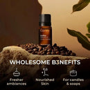 Gya Labs Coffee Essential Oil for Diffusers - 0.34 Fl Oz - 100% Pure Natural Coffee Oil for Hair, Skin, Aromatherapy Fragrance Bath Bombs, Spray & Candle Making Scent by CozyNest Decor