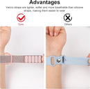 Kids Wristband Compatible with Apple AirTag, Protective Case for Air Tag GPS Tracker Holder with Nylon Bracelet, Adjustable Anti Lost Watch Band for Toddler Child Elder(Pink) by TinyTreasures Baby Boutique