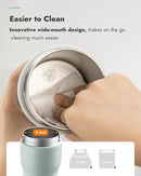 Papablic Pro Portable Bottle Warmer for Travel – Fast Heating, Built-in Sterilizer, 30W Fast Charge, 5-Temp Control, Easy-Clean Wide Mouth, Baby Milk Warmer for Breastmilk & Formula, Lilac Purple by TinyTreasures Baby Boutique
