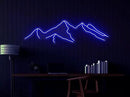 Ulalaza LED Decorative Lights USB Mountains Sunrise Sunset Led Neon Signs Home Decoration Wall Art Holiday Gift Brightness Adjustable 16.5''x9.5'' by CozyNest Decor