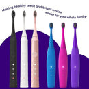 Burst Kids & Toddlers Electric Toothbrush (Pink) | Soft Bristles | Two Minute Timer | Rechargeable Battery | Easy-Grip Silicone Handle | 2 Modes for Healthy Smiles | Ages 3+ by TinyTreasures Baby Boutique