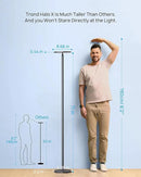 TROND Floor Lamp, Bright Sky LED Modern Torchiere Lamp, 71 in Tall Aluminum Pole Light, 5500K Natural Daylight Standing Light, Touch 5-Level Dimmable, 5000 lm, 30 Mins Timer for Living Room Bedroom by CozyNest Decor