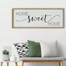SRSZHIYUE Home Sweet Home Sign 40"x15" for Farmhouse Rustic Large Family Living Room Over Couch Modern Horizontal Wall Decor, Wood Framed Plaques Art Decorative (Wood) by CozyNest Decor