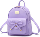 I IHAYNER Girls Bowknot Cute Leather Backpack Mini Backpack Purse for Women by TinyTreasures Baby Boutique