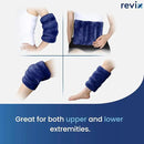REVIX Microwavable Knee Heating Pad, Heated Wrap with Moist Heat for Elbow & Joint Support, Reusable Hot or Cold Compress for Women & Men by CozyNest Decor