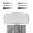 PandaEar Portable Baby Seat Travel| Compact Fold with Straps for Indoor/Outdoor Use| Great for Camping, Beach, Lawn |Toddlers, Kids, Boys, Girls (Grey with Placemat) by TinyTreasures Baby Boutique