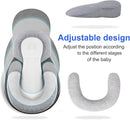 Baby Wedge Pillow for Newborn, Baby Lounger Pillow, Acid Reflux Breastfeeding Pillow for Reducing Spit-Up, with Safety Strap by TinyTreasures Baby Boutique