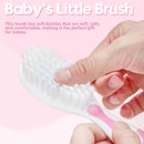Baby Hair Brush and Comb Sets, New Born Baby Hair Brushes, Perfect Baby Registry Gift for Newborns(Pink) by TinyTreasures Baby Boutique