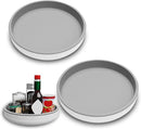 2 Pack 10 Inch Non-Skid Lazy Susan Turntable Organizers - Spinning Rack for Pantry Organization and Storage, Kitchen, Cabinet, Fridge, Bathroom Vanity, Countertop, Under Sink Organizing, Spice Rack by CozyNest Decor