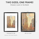 Homeforia A5 Picture Frame Black, High End Metal 5.8x8.3 Frames Matted to 4.1x5.8 Print, A5 Photo Frame with Mat A6, 5.8 x 8.3 Poster Frame, 8.3x5.8 Display Frames, Tempered Glass, Wall Kit, Set of 1 by CozyNest Decor