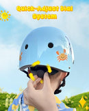 Kids Helmet, Toddler Adjustable Kids Ages 3-8 Years Old Boys Girls Multi-Sports Safety by TinyTreasures Baby Boutique