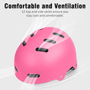 Skateboard Bike Helmet for Adults Women Men Youth Kids (2-3-5-8-14+ Years Boys Girls) - Lightweight Multi-Sport Adjustable Helmets for Bicycle Skateboard Scooter Skate Cycling by TinyTreasures Baby Boutique